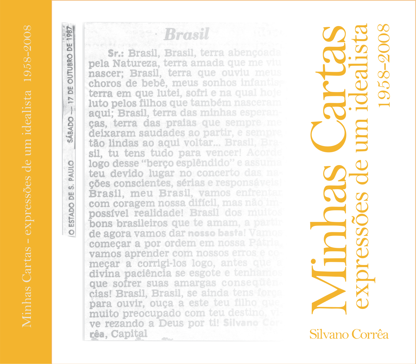 Minhas Cartas — capa do Volume 1